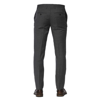 Trussardi Gray Wool Men Trouser