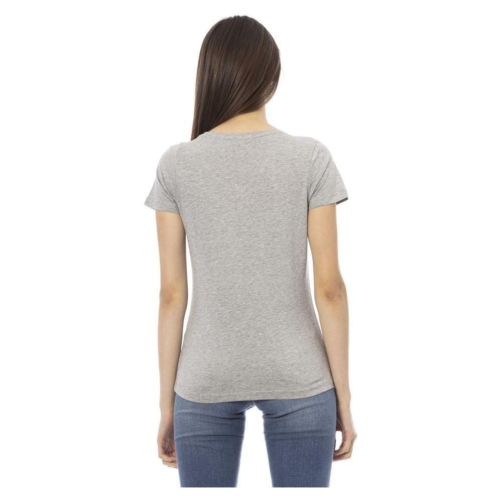 Trussardi Action Gray Cotton T-Shirt