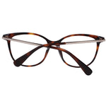 Alt Tag: Max Mara Brown Women Glasses Frame, full-rim butterfly style with demo lenses, plastic material, includes branded case.
