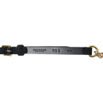 Dolce & Gabbana Black Suede Gold Chain Crystal Waist Belt