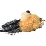 Dolce & Gabbana Brown Teddy Bear Gold Crystal Crown Hair Band Diadem SMY101424