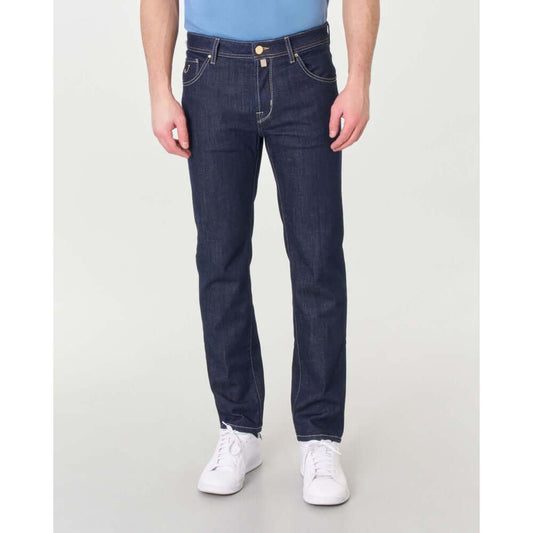 Jacob Cohen Blue Cotton Jeans & Pant