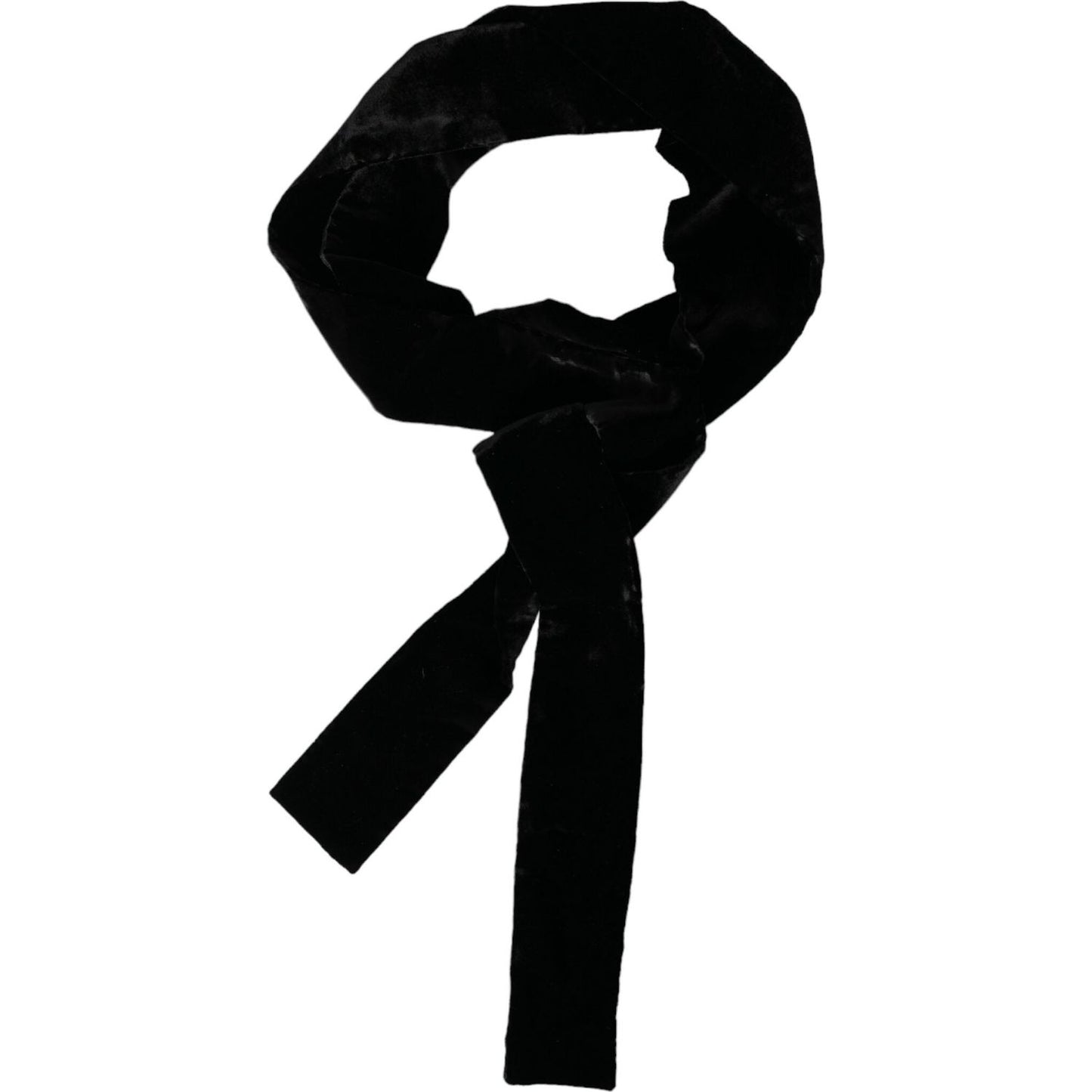 Dolce & Gabbana Black Viscose Wide Waist Women Belt