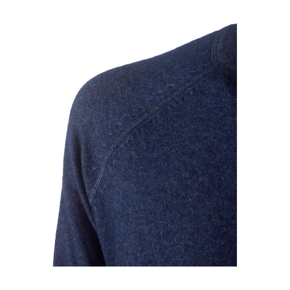 Emilio Romanelli Blue Cashmere Men Sweater