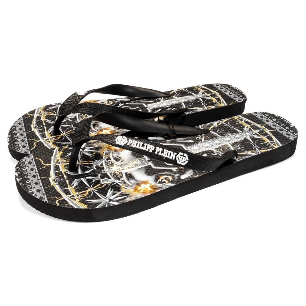 Philipp Plein Multicolor Polyester Women Flip Flop