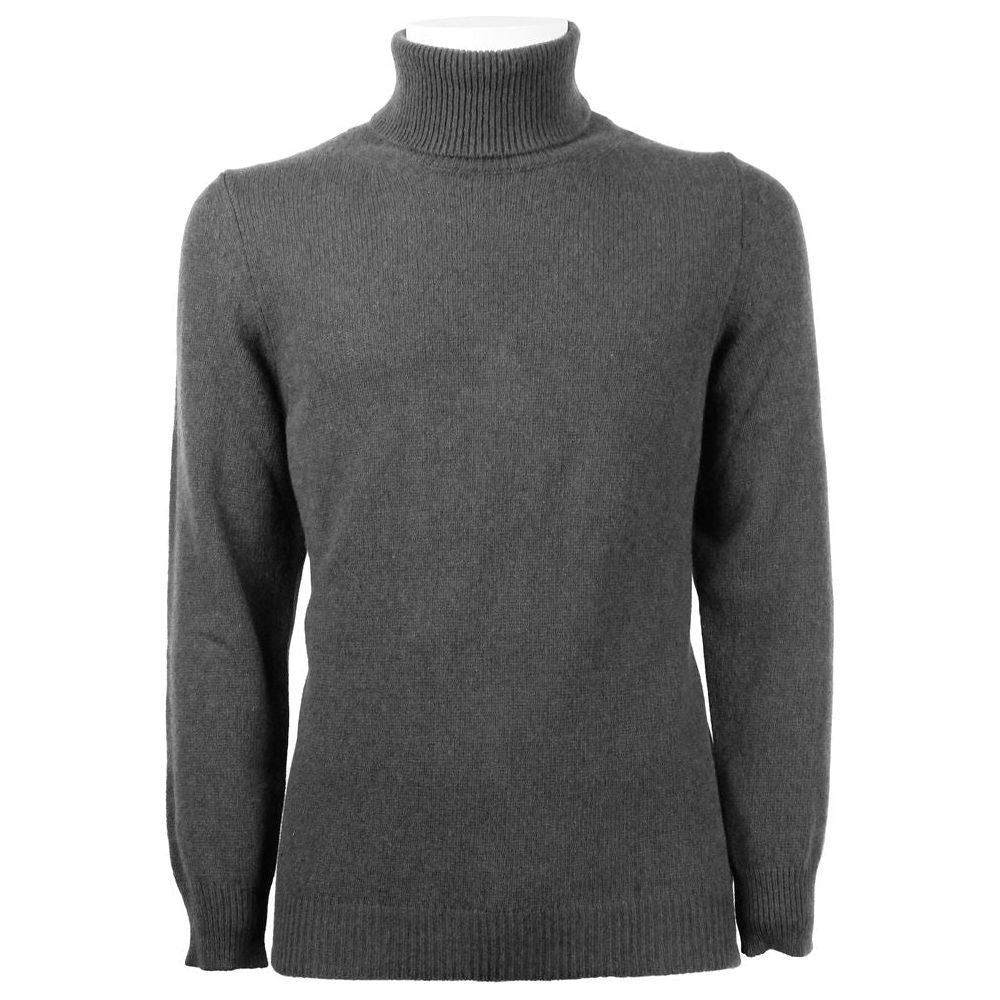 Emilio Romanelli Gray Cashmere Men Sweater