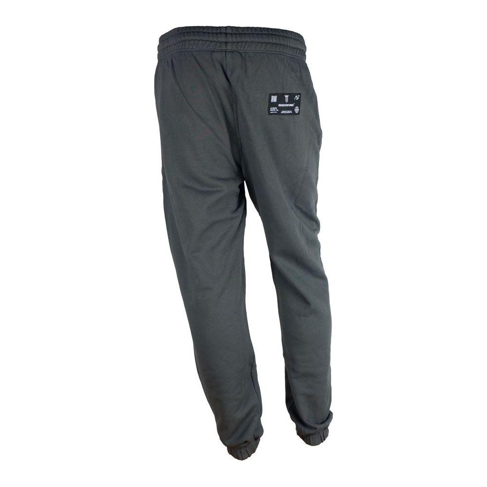 Diego Venturino Gray Cotton Men's Track Pant