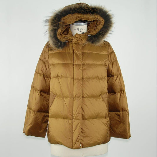 Emilio Romanelli Yellow Polyamide Women Coat EM-1137-IT44|L