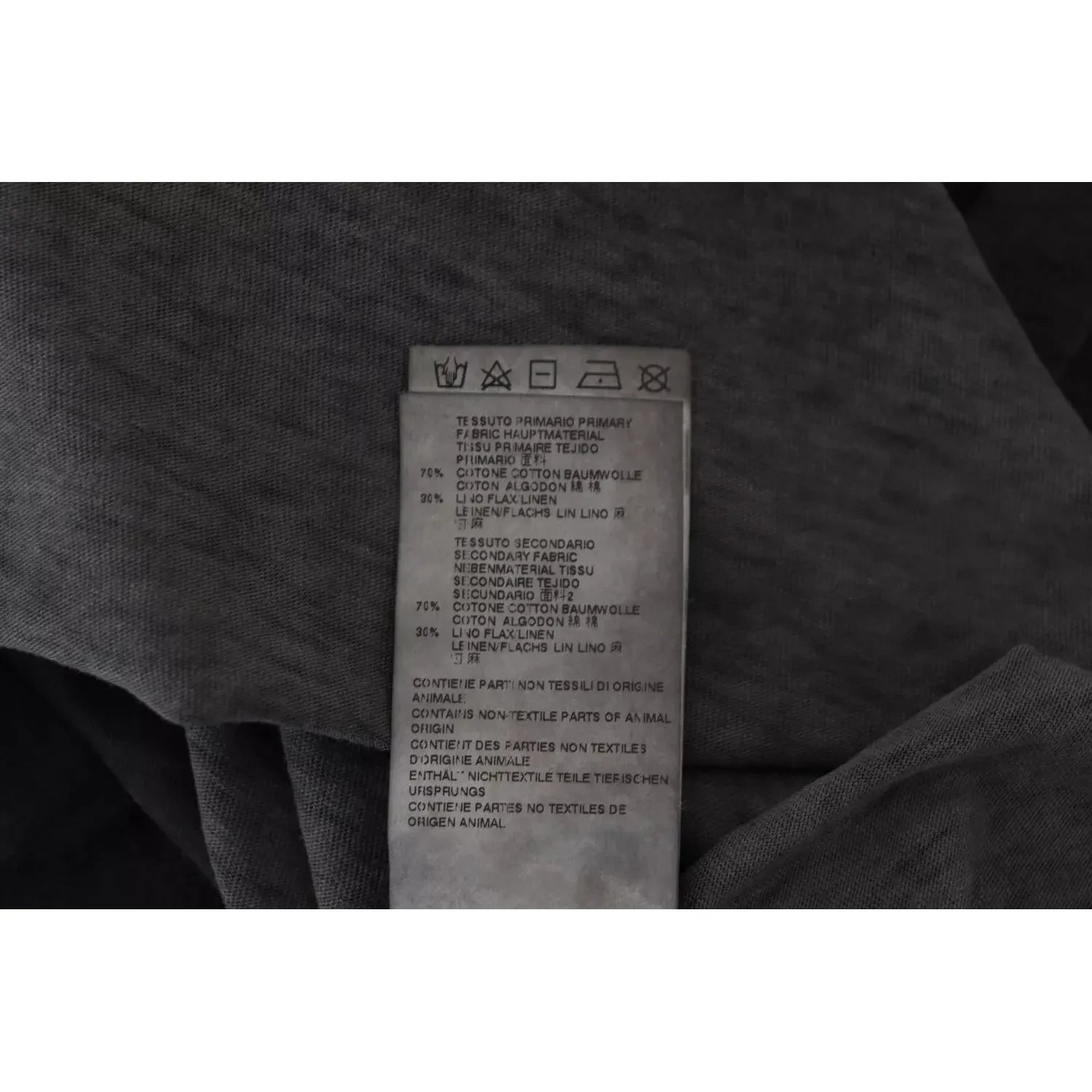 سترة صوفية بأكمام طويلة من القطن والكتان باللون الأسود من Dsquared²