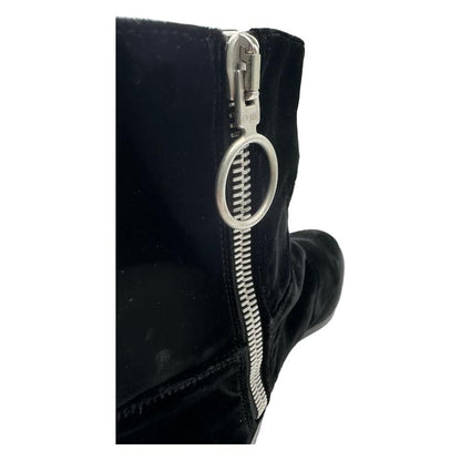 Off-White Black Calfskin Women Ankle Boot