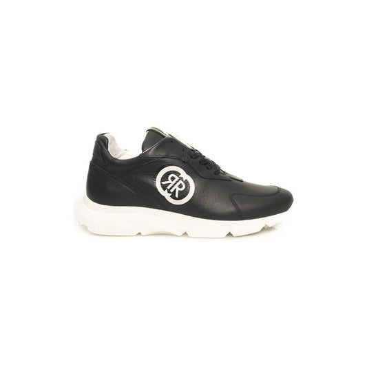 Cerruti 1881 Blue Cowhide Men Sneaker CE-24467-EU42/US9
