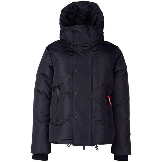 Dsquared² Black Nylon Men Down Jacket