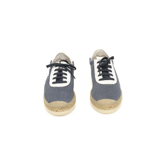 Cerruti 1881 Blue Calfskin Men Sneaker CE-24468-EU39/US6