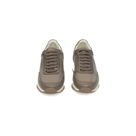 Cerruti 1881 Beige Cowhide Women Sneaker CE-24520-EU37/US7