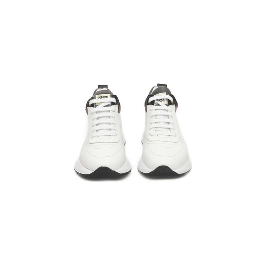 Cerruti 1881 White Leather Women Sneaker CE-24518-EU36/US6