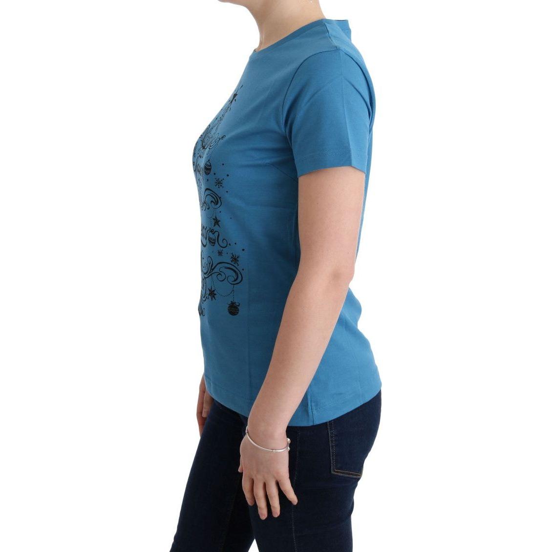 Dolce & Gabbana Blue Cotton 2017 Motive T-Shirt