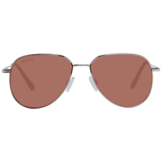 Serengeti Rose Gold Unisex Sunglasses