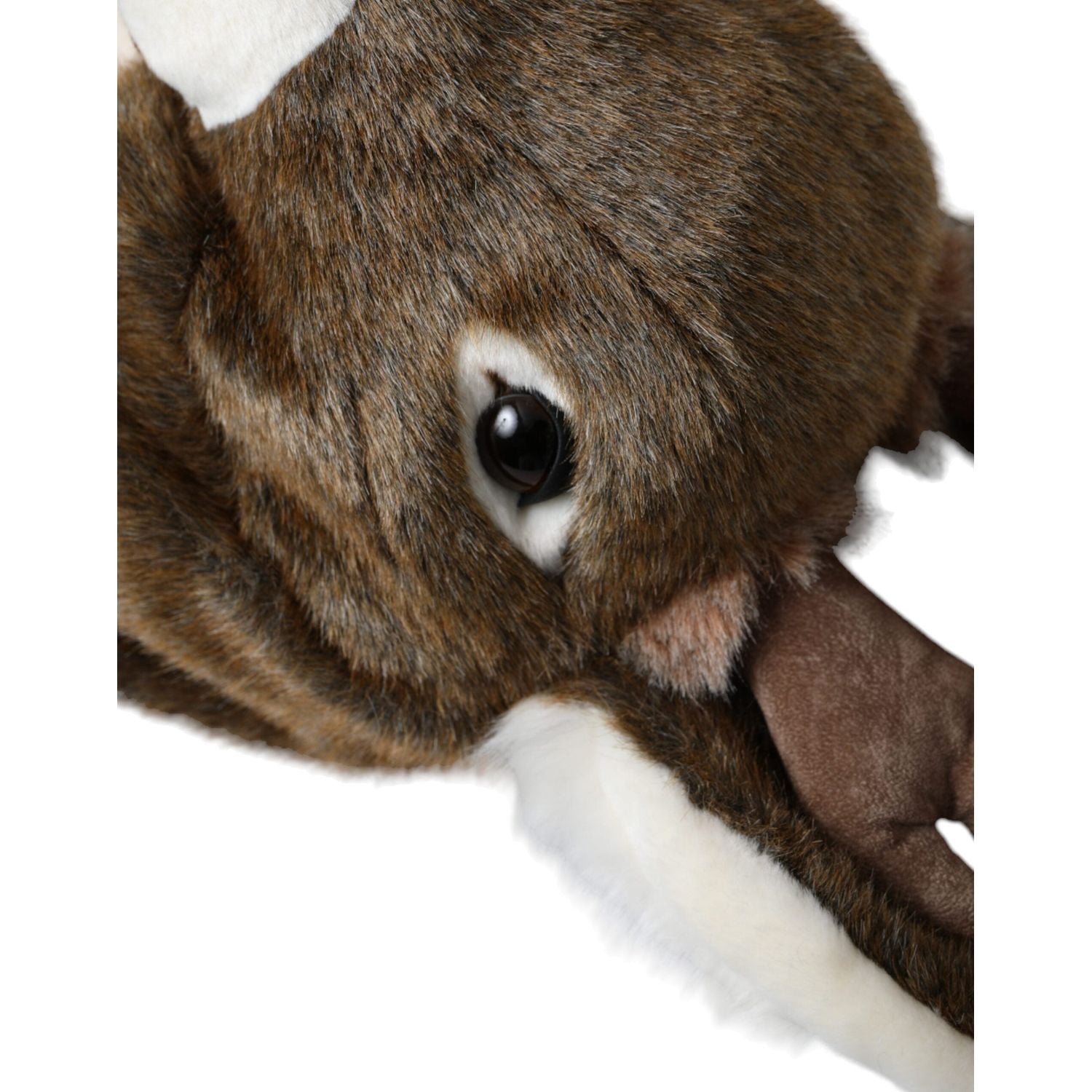 Dolce & Gabbana Brown Deer Faux Fur Whole Head Hat