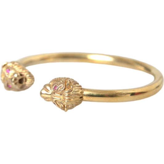Nialaya Gold CZ Lion Bangle Bracelet Women SMY10251-M