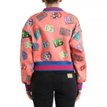 Dolce & Gabbana Salmon Pink Logo Print Sweatshirt Sweater TSH84263#-40