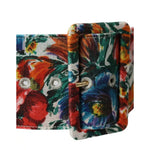 Dolce & Gabbana Multicolor Carretto Fabric Wide Waist Belt