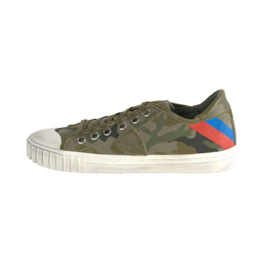 Philippe Model Green Leather Men Sneaker PH-1845-EU39/US6