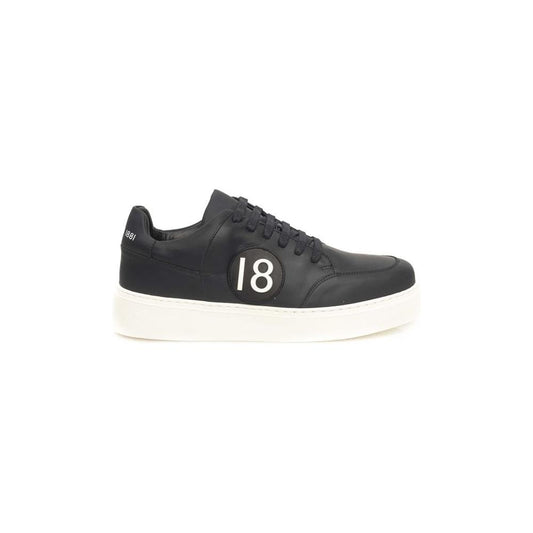 Cerruti 1881 Blue Cowhide Men Sneaker CE-24454-EU39/US6