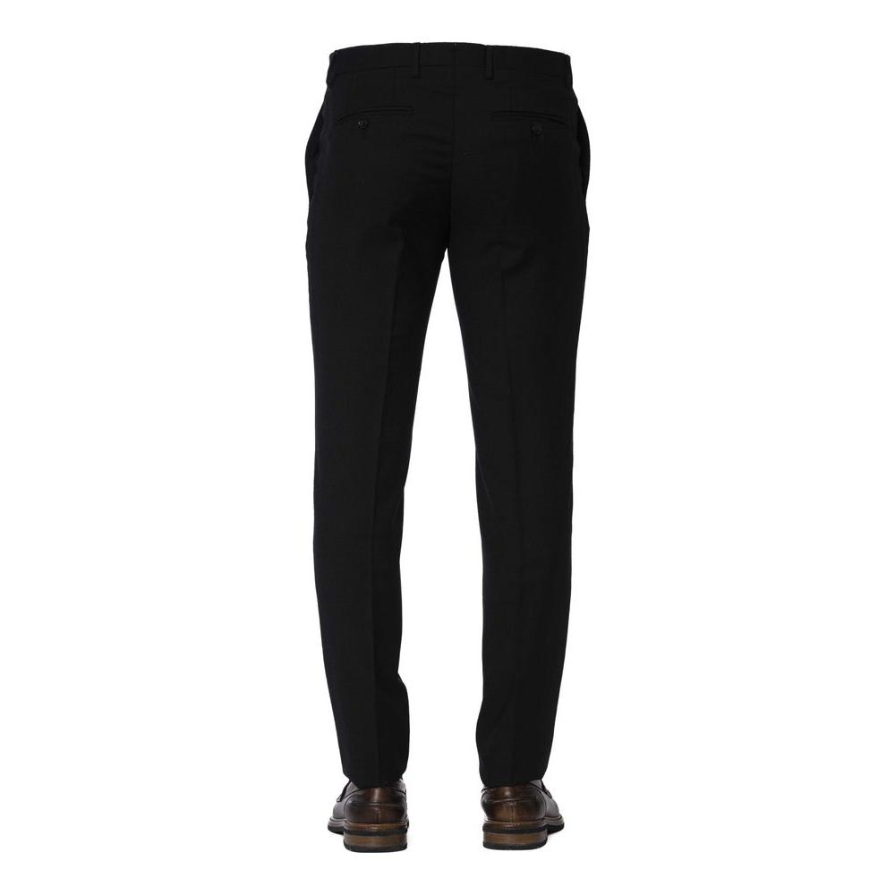 Trussardi Black Wool Pant