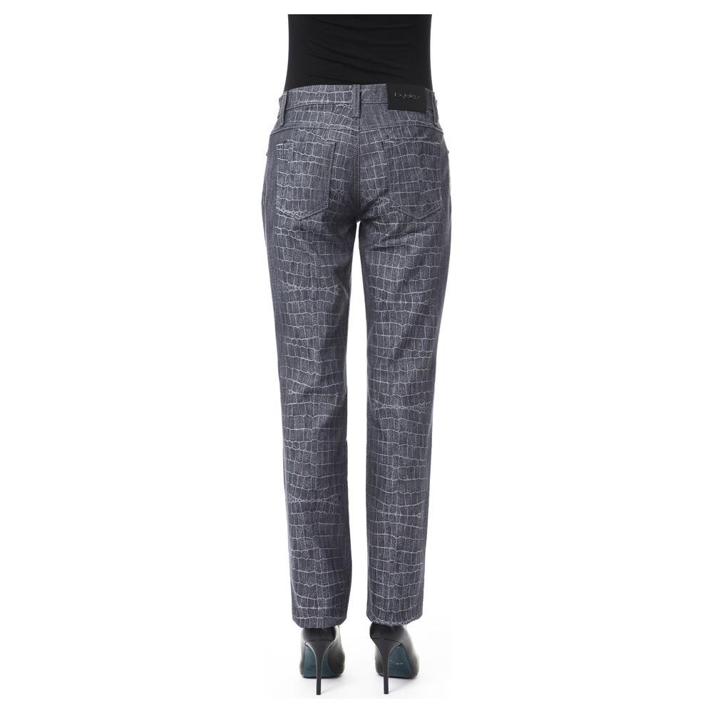 BYBLOS Black Viscose Women's Pants
