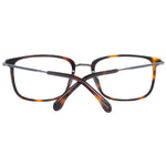 Lozza Brown Men Glasses Frame, full-rim rectangular design, plastic material, brown color, size 54-19-140, demo lenses, includes branded case.