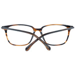 Lozza Brown Men Glasses Frame with full-rim rectangle design and demo lenses.