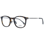 Lozza Brown Men Glasses Frame - Full-rim rectangle with plastic material in brown color, size 50-22-145.