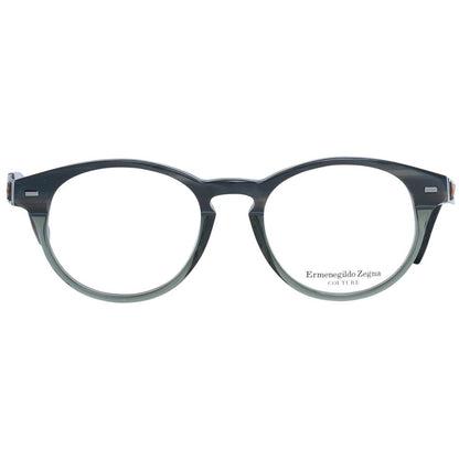 Ermenegildo Zegna Gray Men Glasses Frame