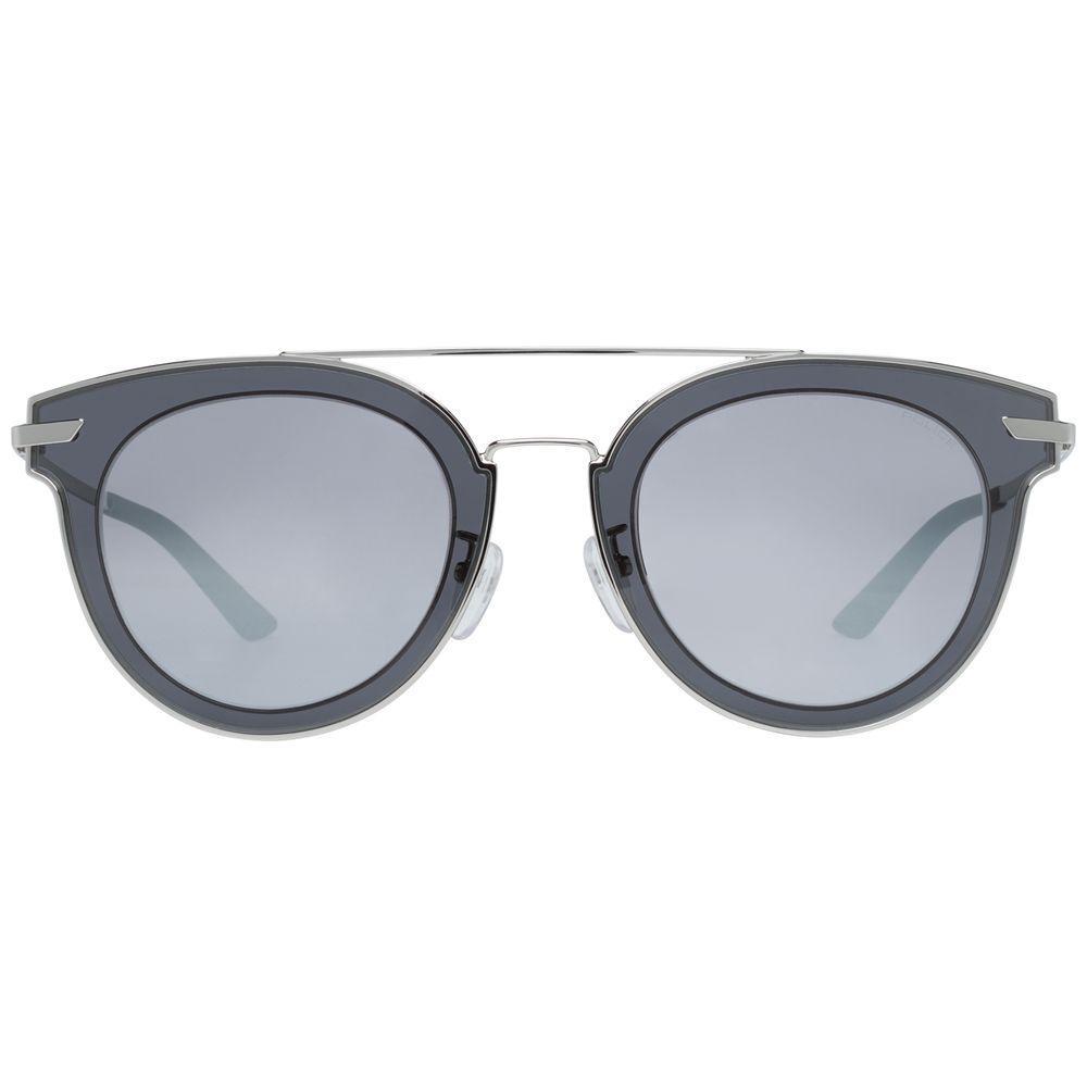 Police Silver Metal & Plastic Sunglasses
