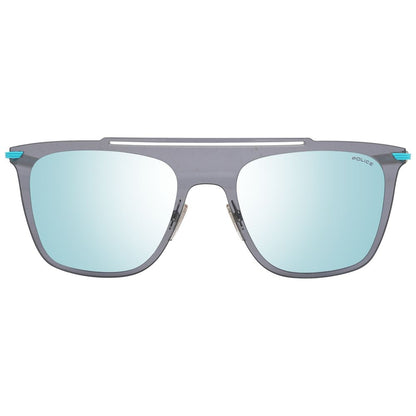 Police Blue Metal & Plastic Sunglasses