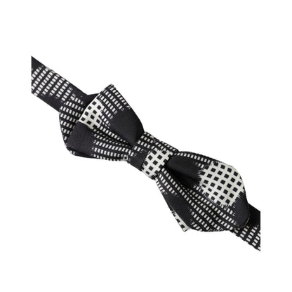 Dolce & Gabbana Multicolor Silk Polka Dot Adjustable Neck Men Papillon Bow Tie