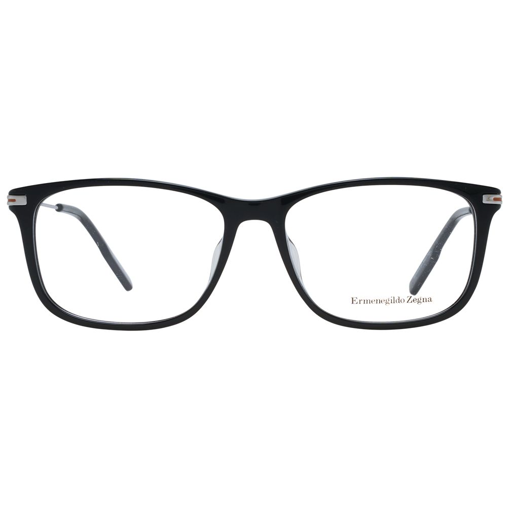 Ermenegildo Zegna Black Plastic Glasses (Frames)