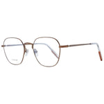 Ermenegildo Zegna Bronze Men Glasses Frame in titanium, full-rim style with demo lenses, includes branded case.