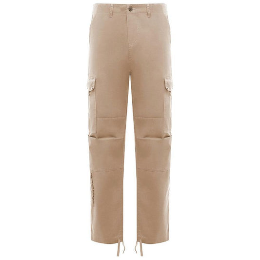 Comme Des Fuckdown Beige Cotton Jeans & Pant CO-13509-L
