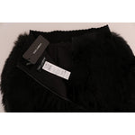 Dolce & Gabbana Black Mink Nutria Fur Mini Hot Pants SKI1096-1