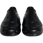 Dolce & Gabbana Black Foiled Rubber Toy Low Top Men Sneakers Shoes MV5827-44