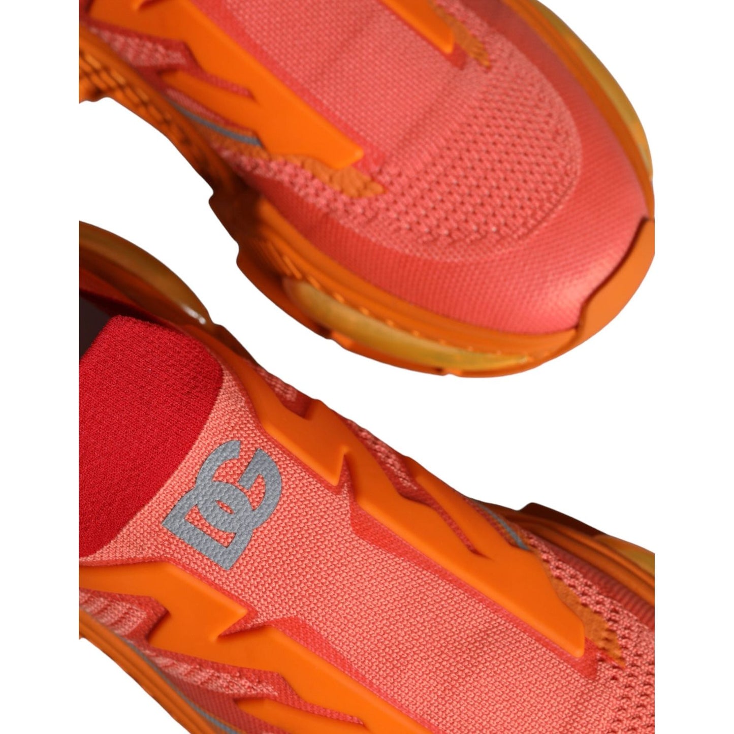 Dolce & Gabbana Orange Airmaster Low Top Men Sneakers Shoes MV5831-44