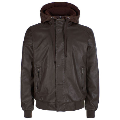 Yes Zee Brown Polyethylene Men's Jacket