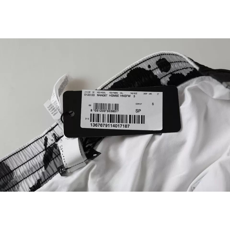 Dolce & Gabbana Multicolor Camouflage DG Logo Beachwear Shorts Swimwear