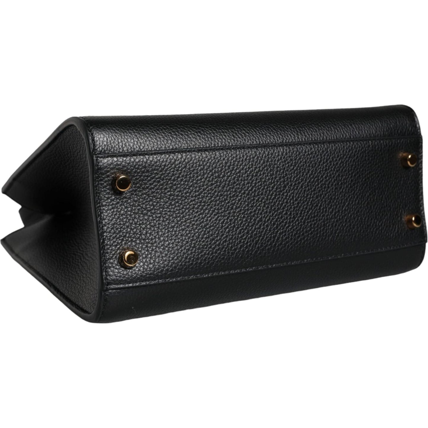 Versace Black Small Leather TopHandle Shoulder Crossbody Bag BAG1599