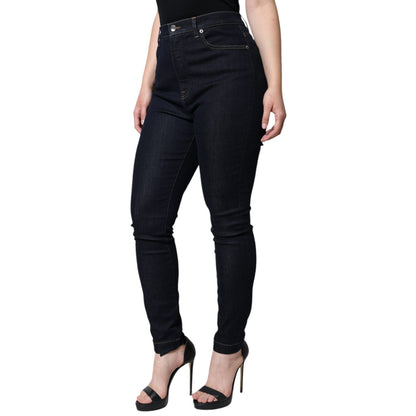 Dolce & Gabbana Black GRACE High Waist Skinny Denim Jeans