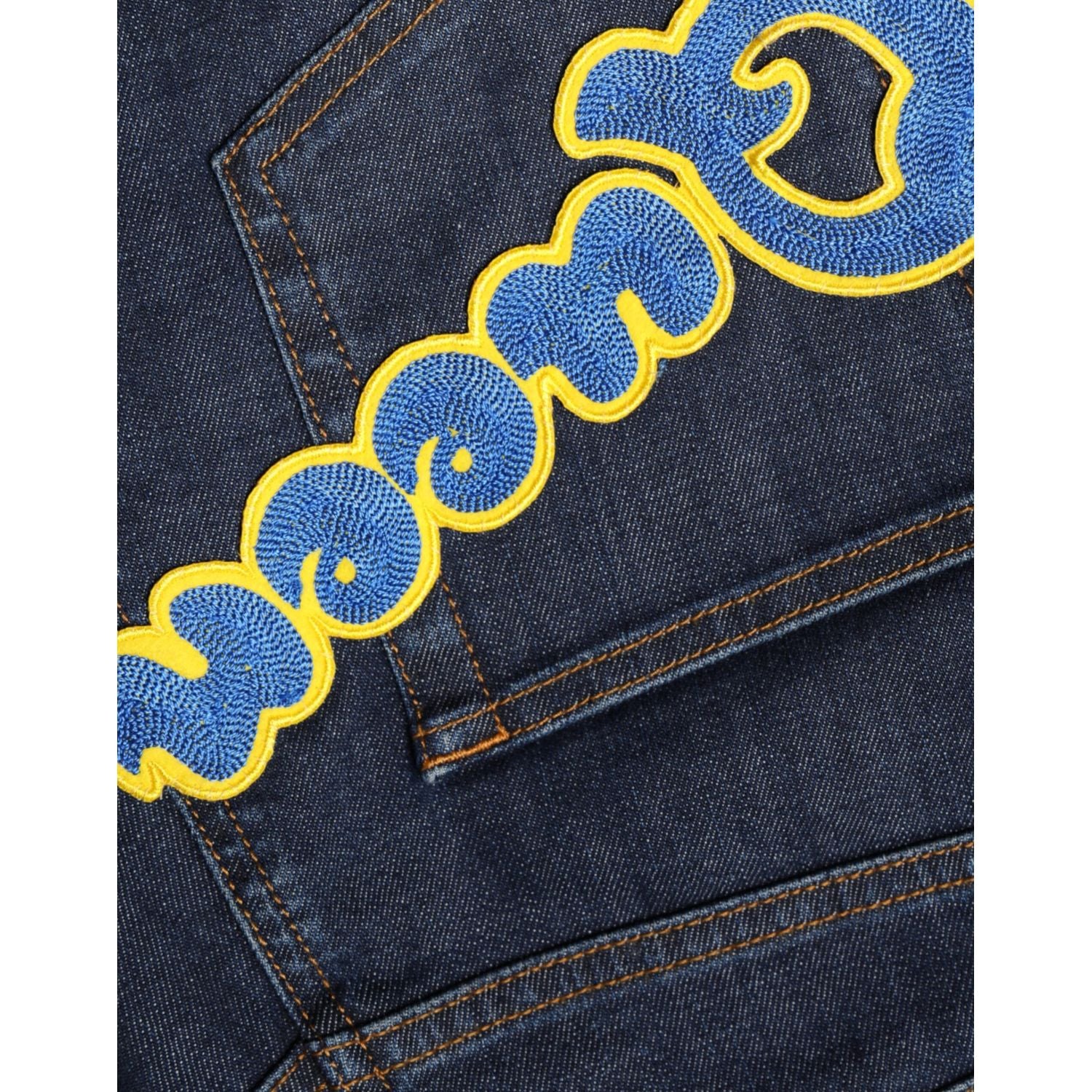 Dolce & Gabbana Dark Blue QUEEN Cotton Skinny Denim Jeans