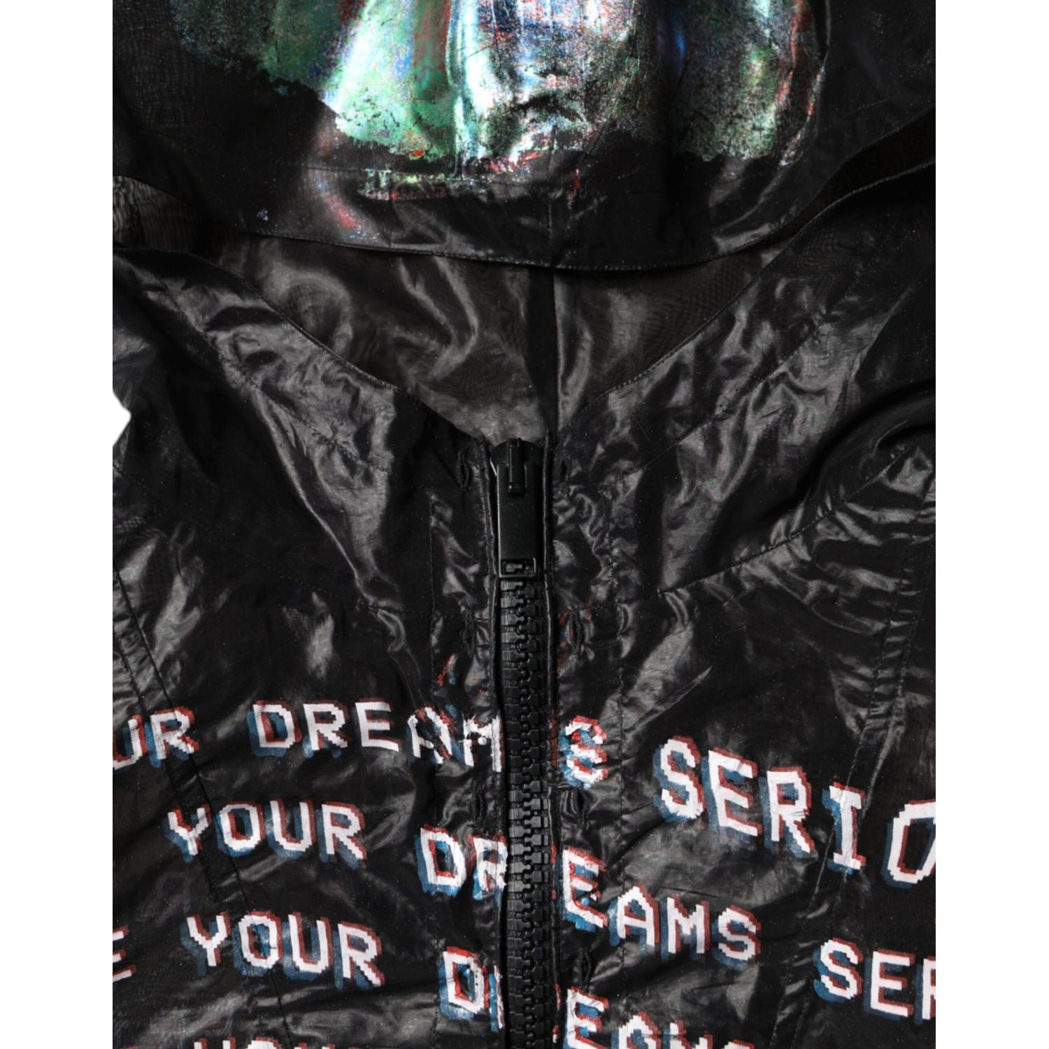 Dolce & Gabbana Multicolor Print Hooded Sweatshirt Sweater