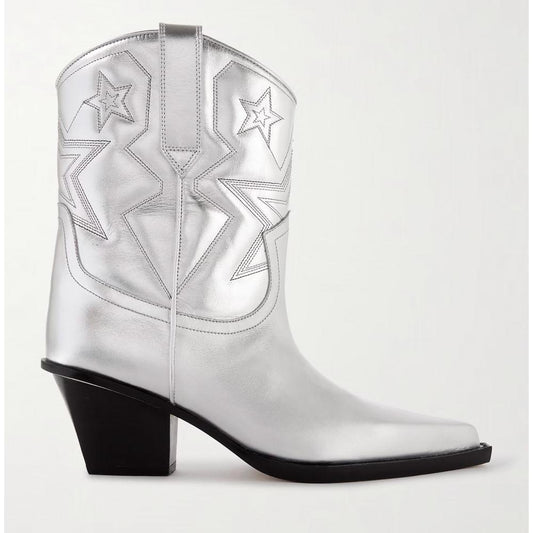 Paris Texas Gray Leather Boot Paris Texas Light Gray