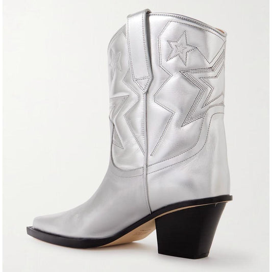Paris Texas Gray Leather Boot Paris Texas Light Gray
